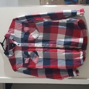 Vans red/blue flannel